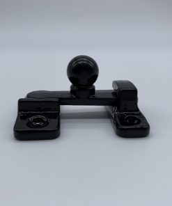 Door latch smooth black
