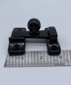 Door latch smooth black